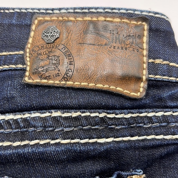 Silver Jeans Tuesday Skinny Crop Low Rise Size 25 - Picture 11 of 16